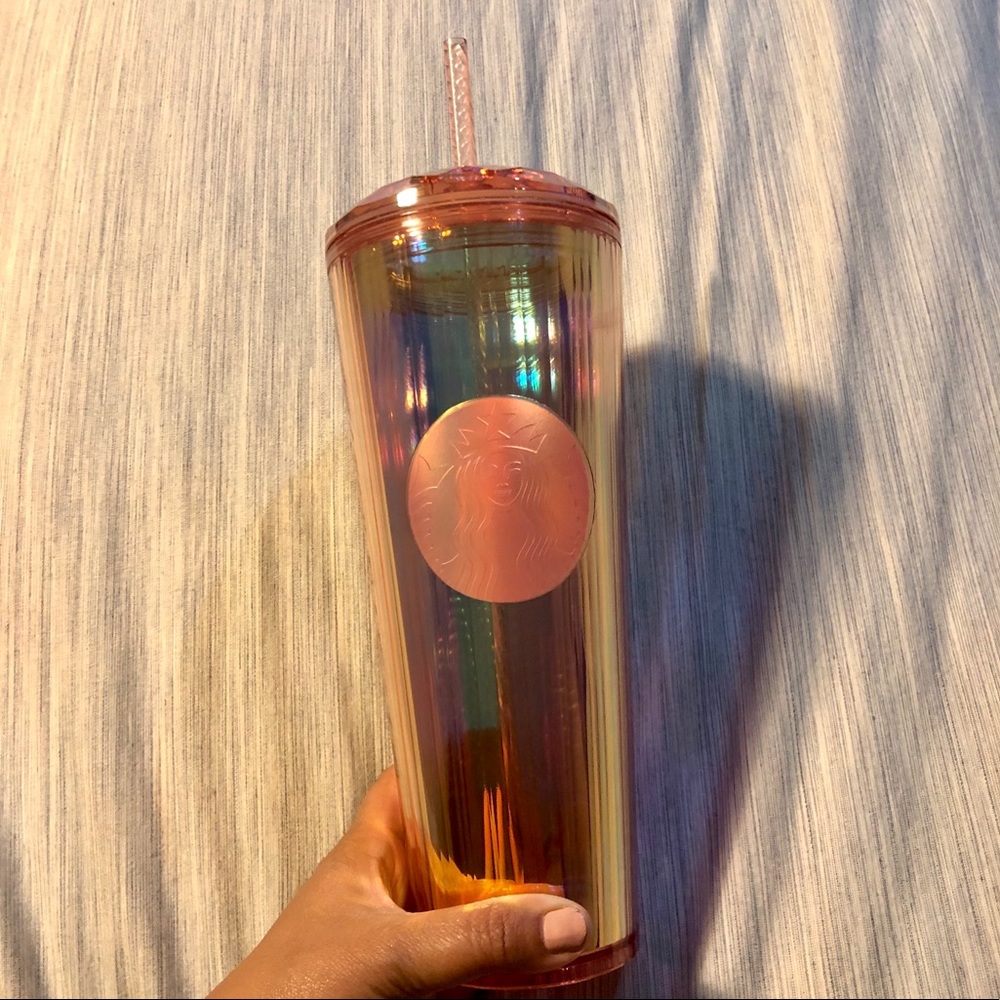 Starbucks 2020 Rose Gold Iridescent Tumbler